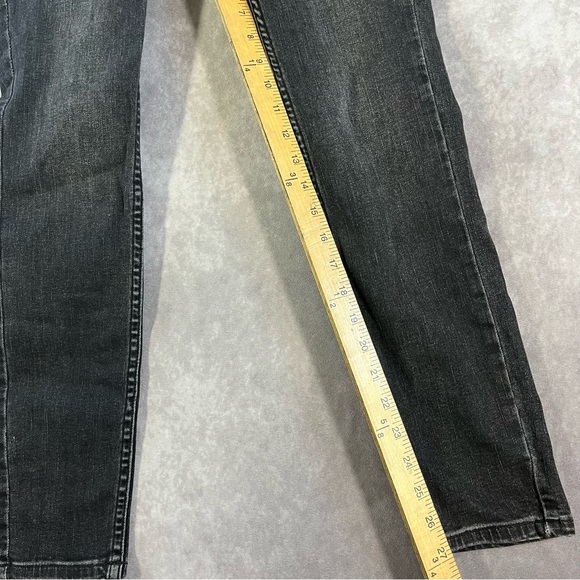 FREE PEOPLE Womens Jeans Gray Curvy Skinny Front Lace Up We The Free - Size 28 - Picture 7 of 7